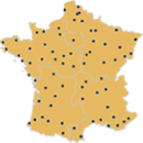 Réseau d'agences dans toute la France