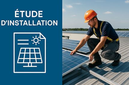 étude d'installation de panneaux solaires